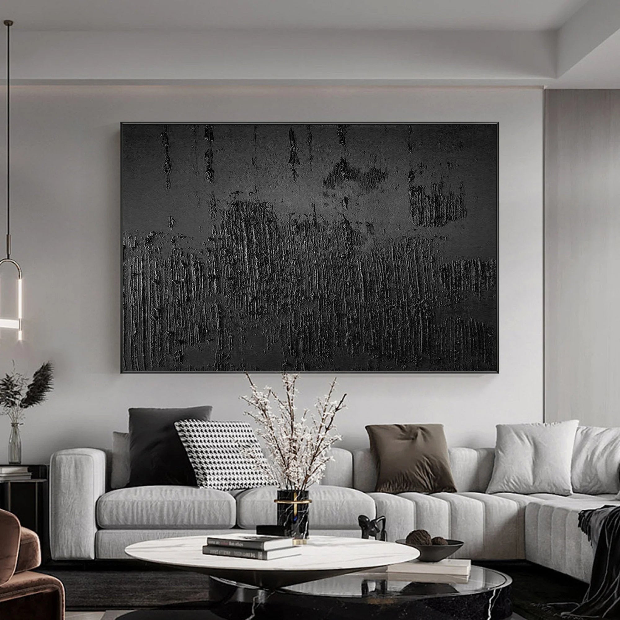 Multicolor Minimalist Abstract Painting - Textured Modern Wall Art - Artwallpainting