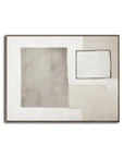 Multicolor Minimalist Balance-Abstract Wall Art Featuring Light Gray Geometric Shapes And Rectangles - Artwallpainting