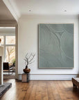 Multicolor Minimalist Circular Texture Oil Painting - Modern Abstract Wall Art - Artwallpainting
