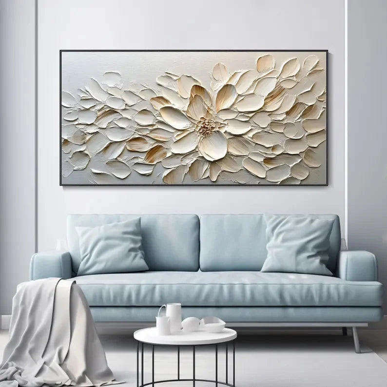 Multicolor Minimalist Flower Wabi-Sabi - Artwallpainting