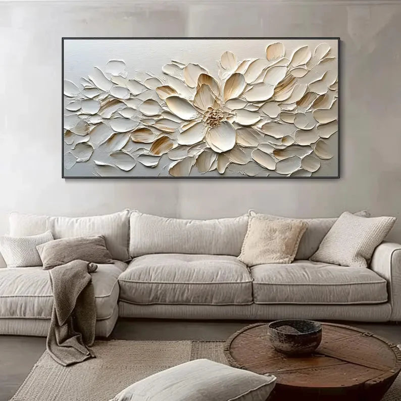 Multicolor Minimalist Flower Wabi-Sabi - Artwallpainting
