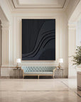 Multicolor Minimalist Flowing Lines - Abstract Textured Wall Art - Artwallpainting