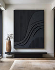 Multicolor Minimalist Flowing Lines - Abstract Textured Wall Art - Artwallpainting