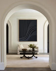 Multicolor Minimalist Flowing Lines - Abstract Textured Wall Art - Artwallpainting