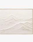 Multicolor Minimalist Mountain Textured Canvas Art - Artwallpainting