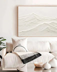 Multicolor Minimalist Mountain Textured Canvas Art - Artwallpainting