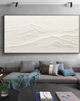 Multicolor Minimalist Mountain Textured Canvas Art - Artwallpainting