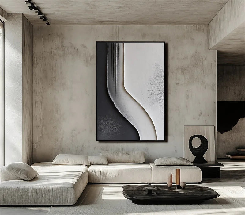 Multicolor Minimalist Textured Canvas Art For Modern Interiors - Artwallpainting