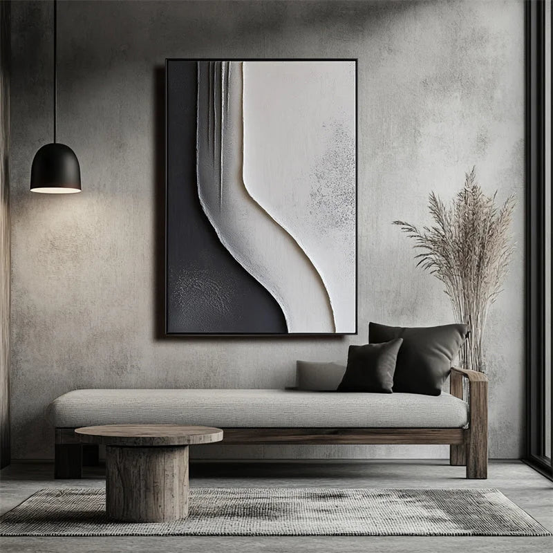 Multicolor Minimalist Textured Canvas Art For Modern Interiors - Artwallpainting