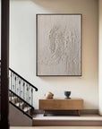 Multicolor Minimalist Textured Canvas Art With Organic Flow - Artwallpainting
