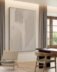 Multicolor Minimalist Textured Canvas With Flowing Arches - Artwallpainting