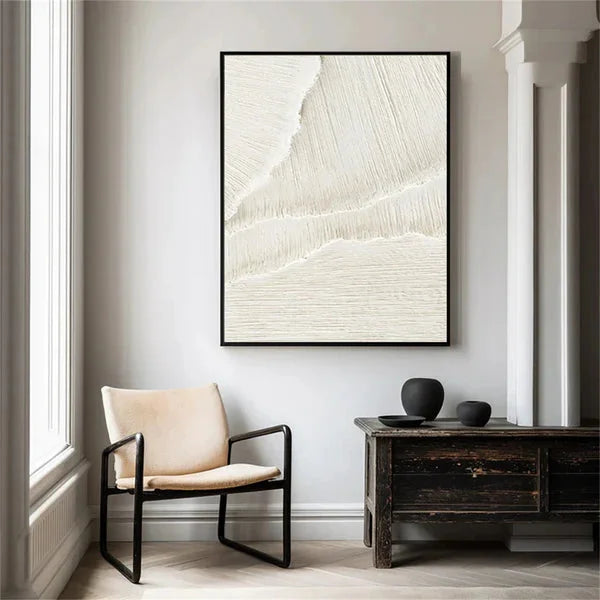 Multicolor Minimalist Textured Neutral Canvas Art - Artwallpainting