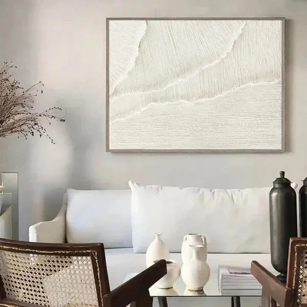 Multicolor Minimalist Textured Plaster Canvas Art - Artwallpainting