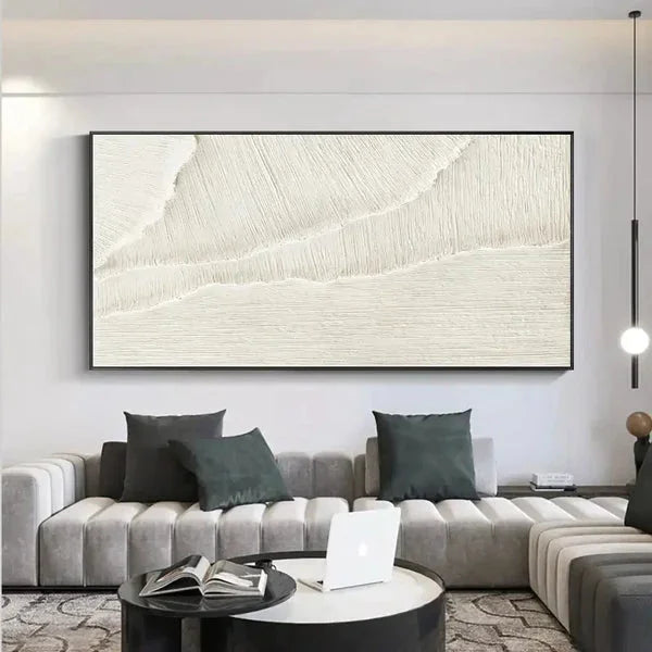 Multicolor Minimalist Textured Plaster Canvas Art - Artwallpainting