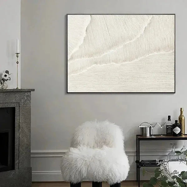 Multicolor Minimalist Textured Plaster Canvas Art - Artwallpainting