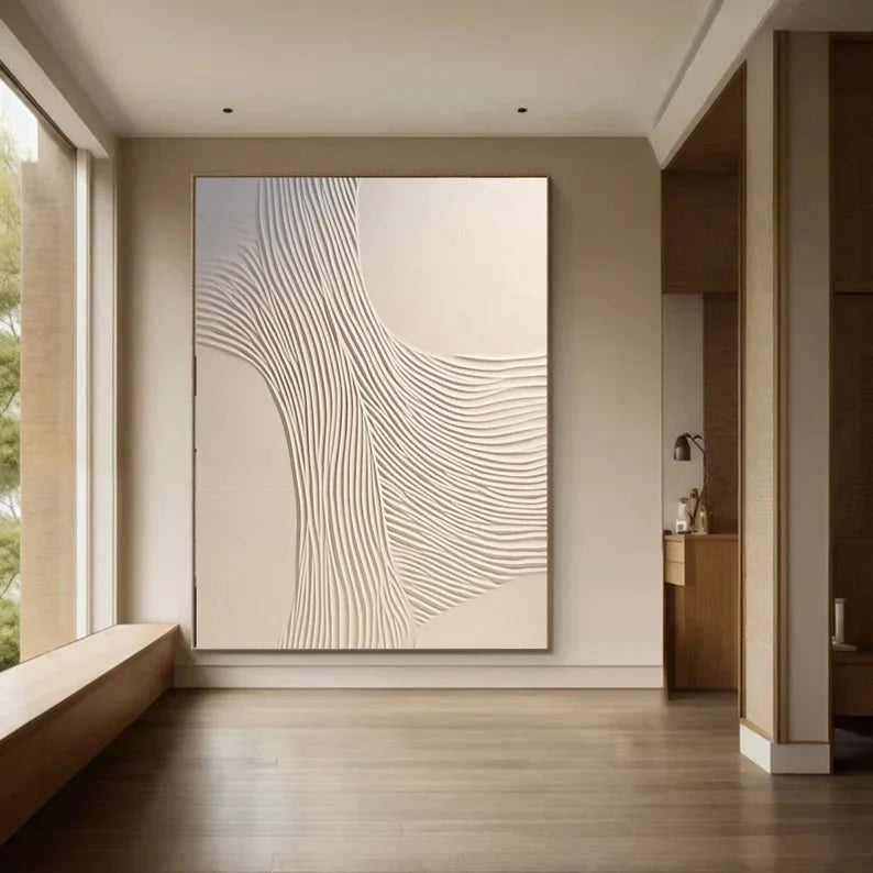 Multicolor Minimalist Textured Wall Art - Artwallpainting