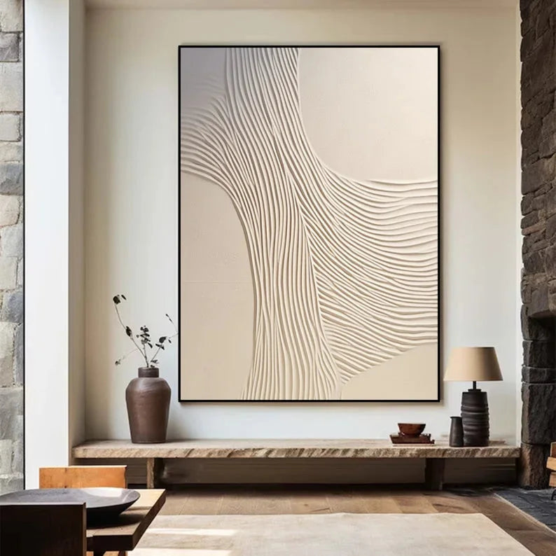 Multicolor Minimalist Textured Wall Art - Artwallpainting