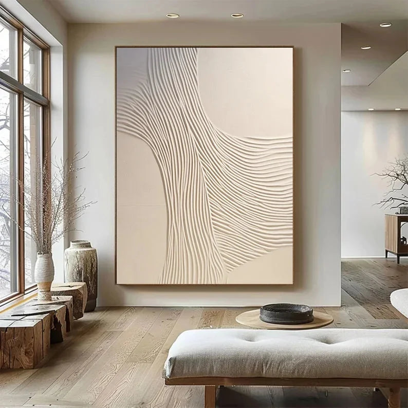 Multicolor Minimalist Textured Wall Art - Artwallpainting