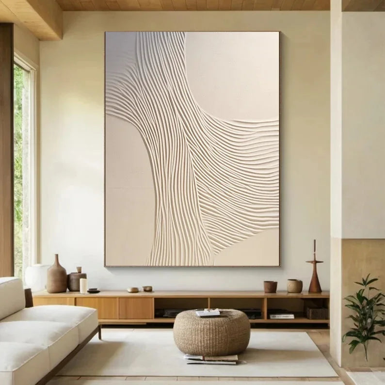 Multicolor Minimalist Textured Wall Art - Artwallpainting