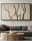 Multicolor Minimalist Tree Branch Wall Art - Artwallpainting