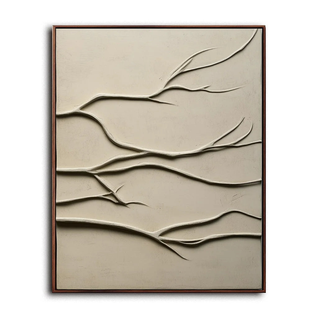 Multicolor Minimalist Tree Branch Wall Art - Artwallpainting