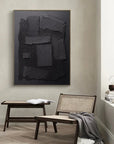 Multicolor Minimalist Zen Textured Canvas Painting - Artwallpainting