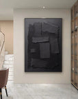 Multicolor Minimalist Zen Textured Canvas Painting - Artwallpainting
