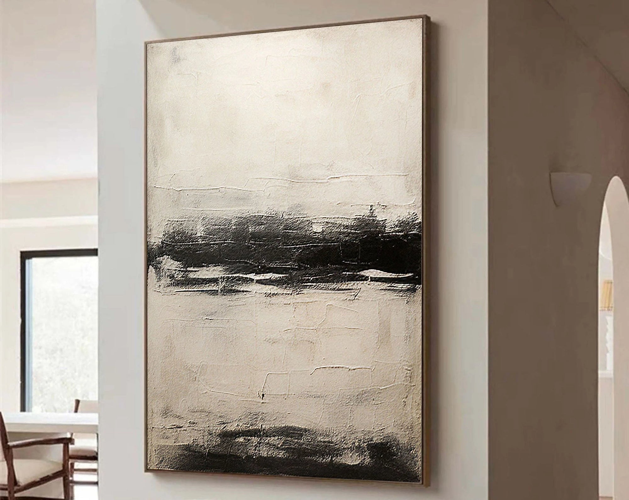 Multicolor Modern Abstract Horizon Wall Art - Artwallpainting