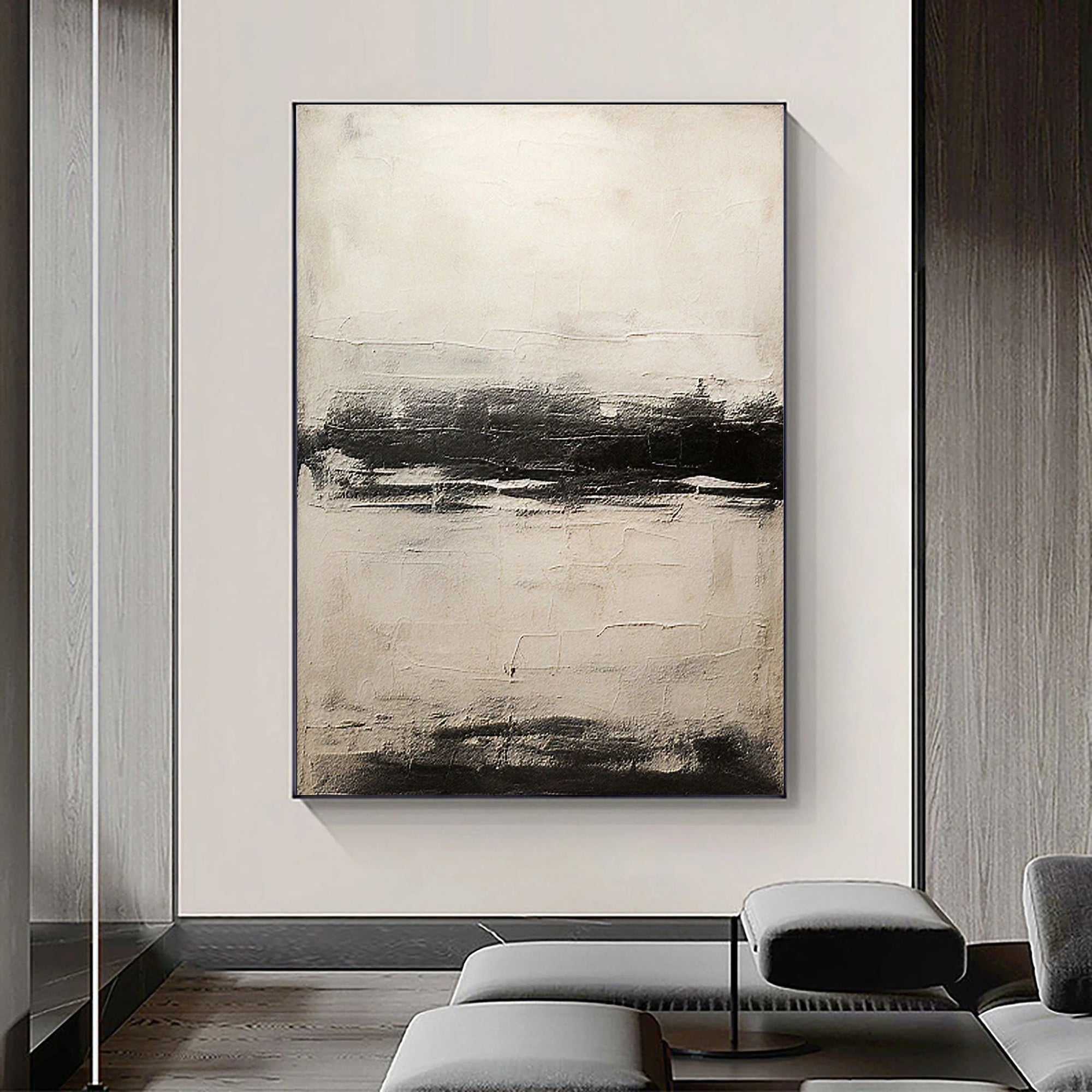 Multicolor Modern Abstract Horizon Wall Art - Artwallpainting