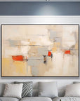 Multicolor Modern Abstract Horizontal Wall Art - Artwallpainting