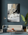Multicolor Modern Abstract Textured Canvas Wall Art For Elegant Home Decor - Artwallpainting