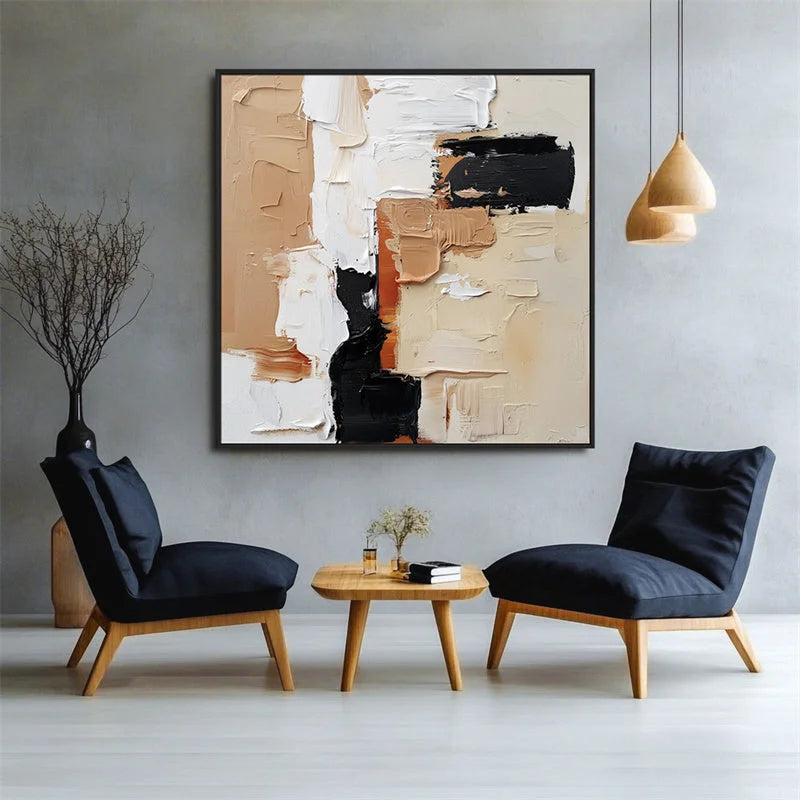 Multicolor Modern Contrast - Abstract Art - Artwallpainting