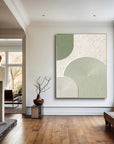 Multicolor Modern Geometric Textured Wall Art - Minimalist Elegance For Interiors - Artwallpainting