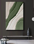 Multicolor Modern Minimalist Textured Canvas - Earthy Tones For Elegant Interiors - Artwallpainting