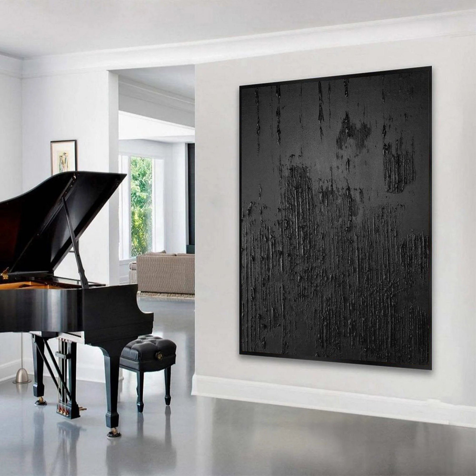 Multicolor Modern Textured Minimalist Abstract Canvas - Artwallpainting