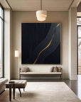Multicolor Modern Textured Wall Art - Abstract Square Canvas With Accent - Artwallpainting