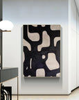Multicolor Monochrome Abstract Wall Art - Artwallpainting