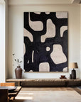 Multicolor Monochrome Abstract Wall Art - Artwallpainting