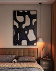 Multicolor Monochrome Abstract Wall Art - Artwallpainting