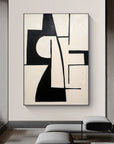 Multicolor Monochrome Balance Abstract Geometric Art - Artwallpainting