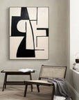 Multicolor Monochrome Balance Abstract Geometric Art - Artwallpainting