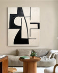 Multicolor Monochrome Balance Abstract Geometric Art - Artwallpainting