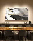 Multicolor Monochrome Contrast-Minimalist Living Room Space Magic Wall Art - Artwallpainting