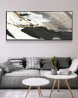 Multicolor Monochrome Contrast-Minimalist Living Room Space Magic Wall Art - Artwallpainting
