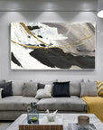 Multicolor Monochrome Contrast-Minimalist Living Room Space Magic Wall Art - Artwallpainting