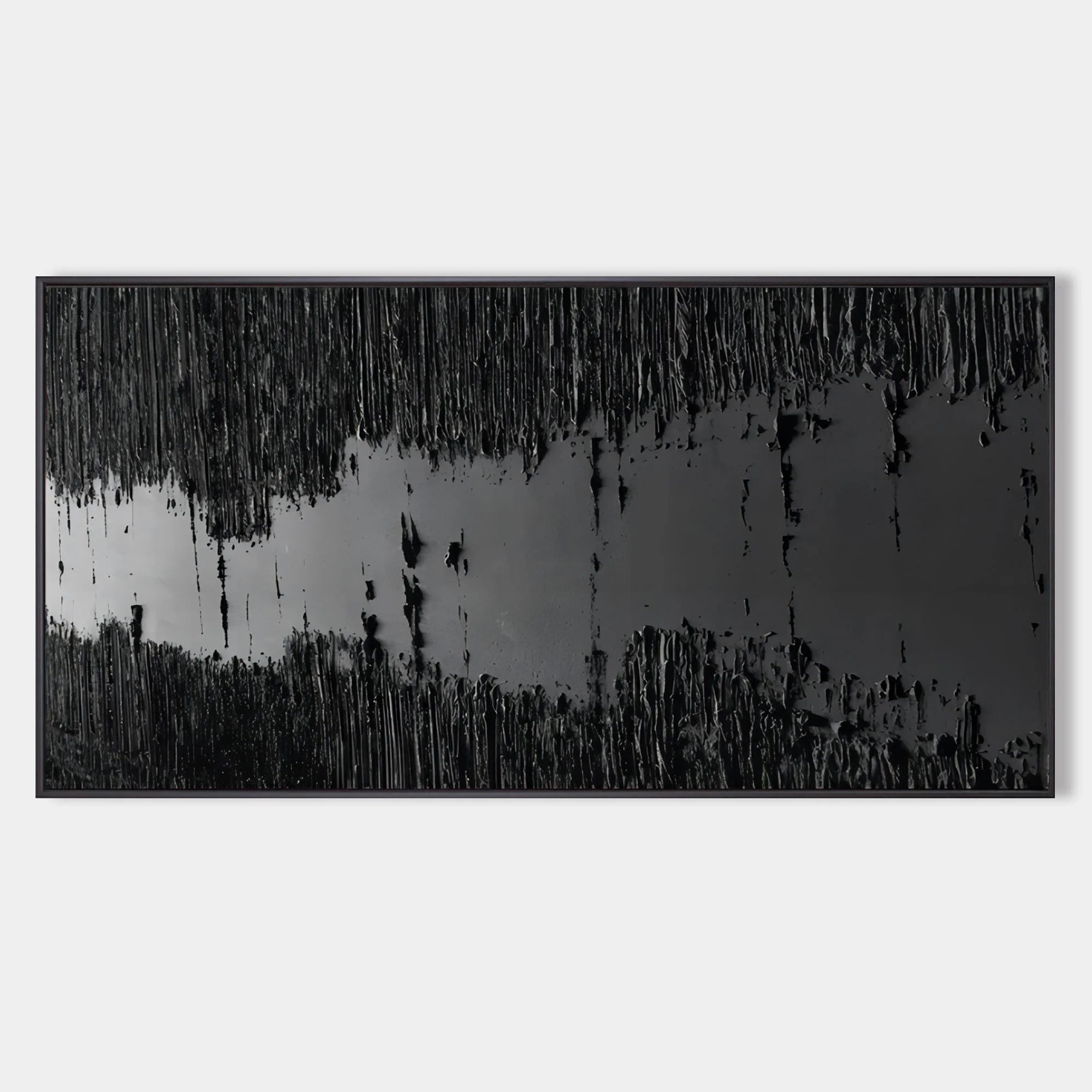 Multicolor Monochrome Depth Textured Abstract Art - Artwallpainting