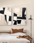 Multicolor Monochrome Harmony Diptych Set Of 2 - Artwallpainting