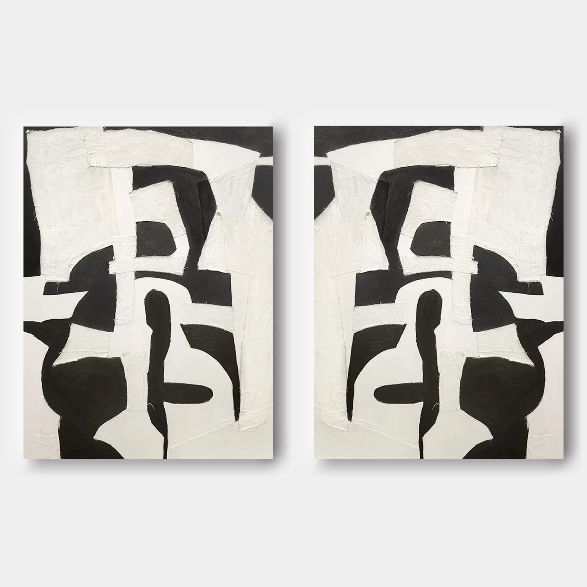 Multicolor Monochrome Harmony Set Of 2 - Artwallpainting
