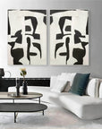Multicolor Monochrome Harmony Set Of 2 - Artwallpainting