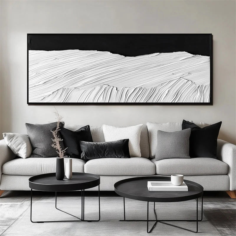 Multicolor Monochrome Horizon In Texture - Artwallpainting